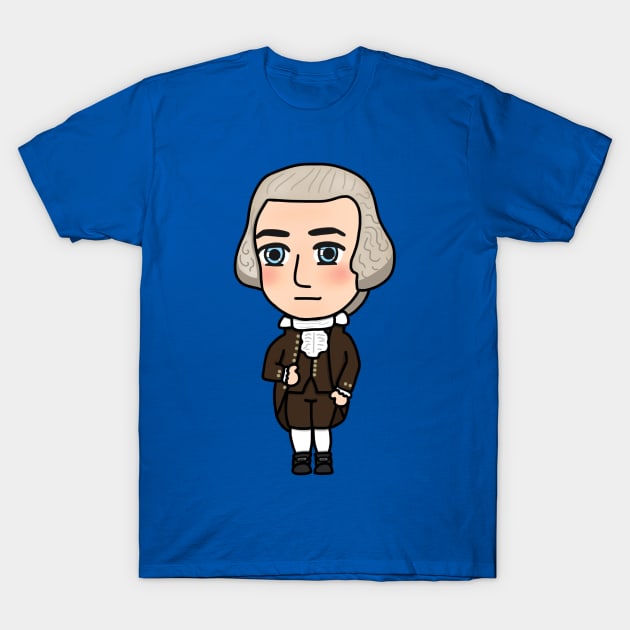 Chibi George Washington (Large Design) T-Shirt by Aeriskate